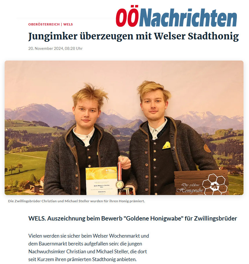 Zeitungsartikel OÖ Nachrichten